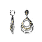 APG-8043-DY Sterling Silver Pendant With 18K Gold And Diamond Jewelry Bali Designs Inc